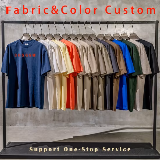 Custom Men 100% Cotton T Shirt Oversized Drop Shoulder Design T-Shirt